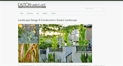 Desktop Screenshot of eastonlandscape.com