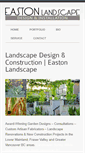 Mobile Screenshot of eastonlandscape.com